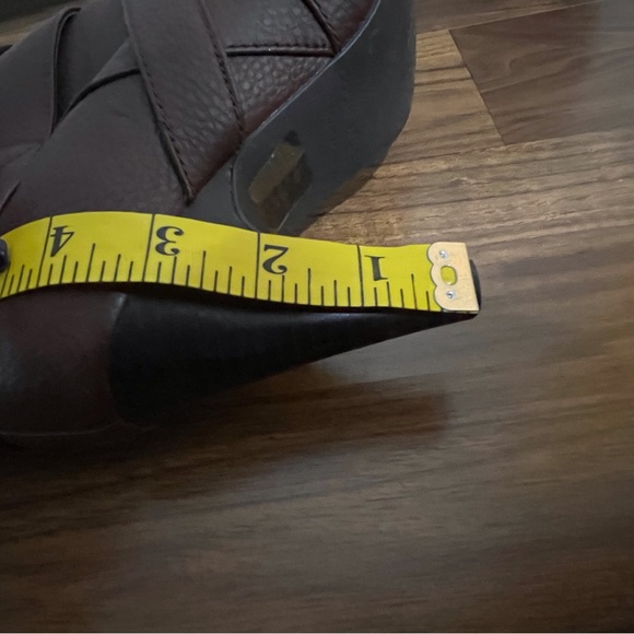 Colin Stuart Brown Leather Fur Bootie Boots Size 8 - Picture 9 of 9